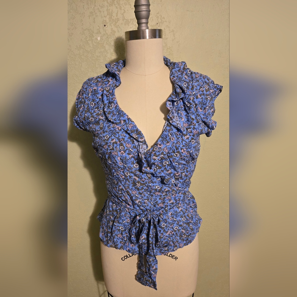 Old Navy Wrap Blouse Size Small